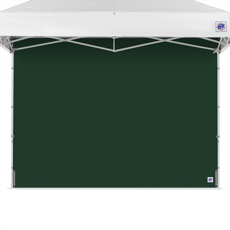 E-Z UP TAA Compliant Sidewall, 10' W x 10' H, Forest Green SWP3FXT10FG